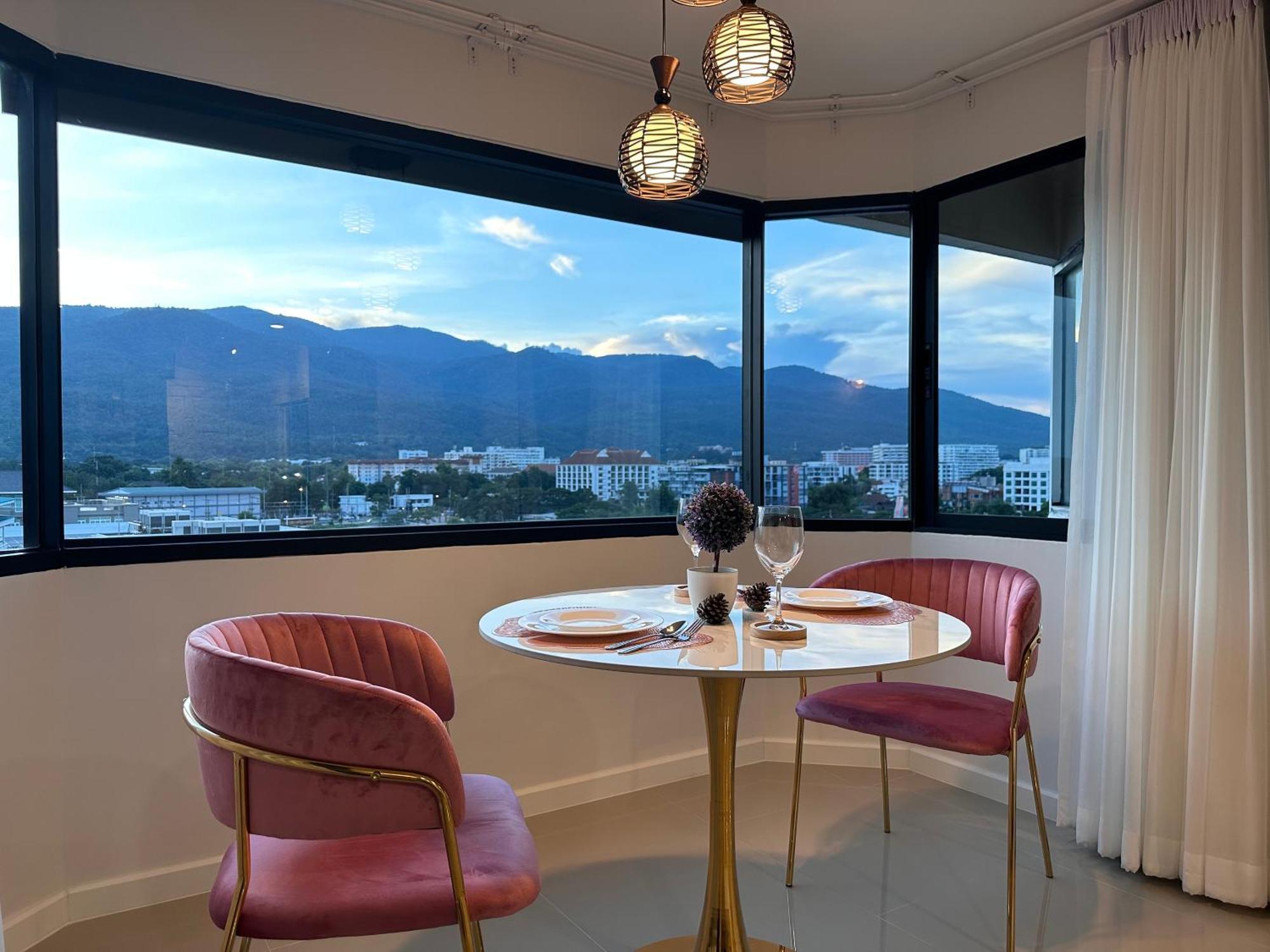 Mountain & City View Panorama At Nimman Чиангмай Екстериор снимка